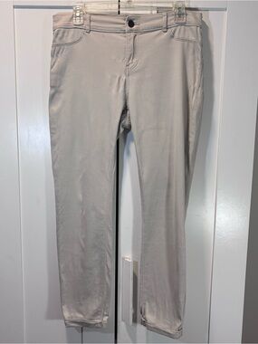 Juicy Couture Cotton Cuffed Khaki Pants Slim Stretch Women’s Size 10 Tan Beige